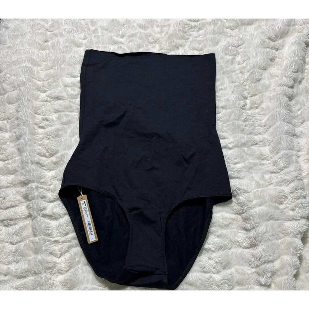 SKIMS Black High-Waist Bikini Bottom